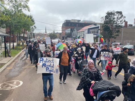 canadian teacher transgender|Arrests, heated exchanges mark rallies over LGBTQ school policies.